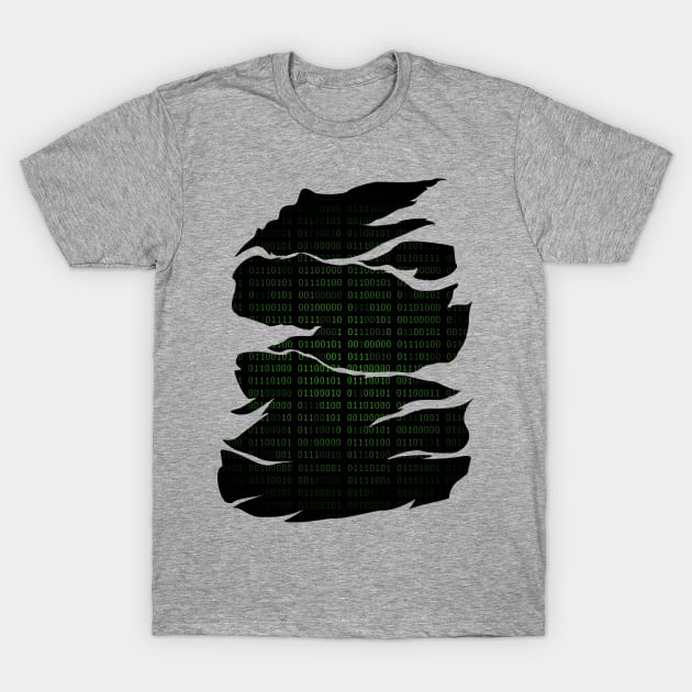 Binary Coded T-Shirt by Alpheratz